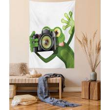 Funny Animal with Camera Tapestry