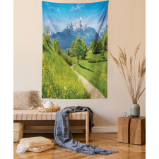 Spring Scenery in Alps Tapestry