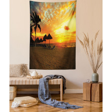 Romantic Sunset Scenery Tapestry