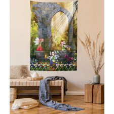 Flowers Blossoms Scene Tapestry