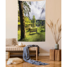 Stourhead Cloudy Scene Tapestry