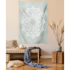 Damask Floral Motifs Tapestry