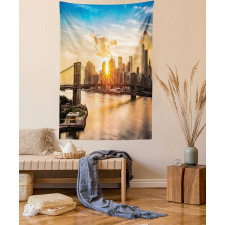 Cityscape of Brooklyn Tapestry