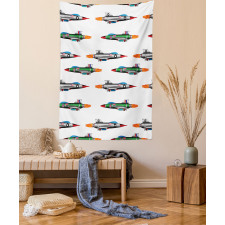 Jets Aviation Design Tapestry