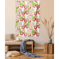 Nature Apple Tree Flower Tapestry