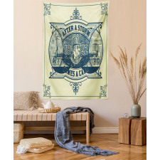 Calm Industry Scene Tapestry