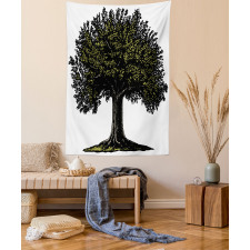 Digital Fruit Tree Tapestry