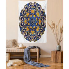Floral Mandala Motif Tapestry