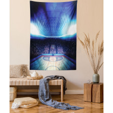 Basketball Arena Game Tapestry