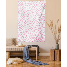 Baby Pink Bridal Theme Tapestry