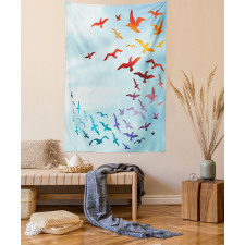 Flying Freedom Sky Art Tapestry