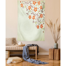 Ladybugs Flowers Spring Tapestry