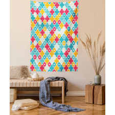 Kid Theme Colorful Petal Tapestry