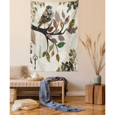 Spring Floral Birds French Tapestry