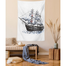 Columbus Ship Sailing Tapestry