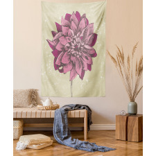 Dahlia Flower Bohemian Tapestry