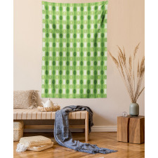 Polka Dots Striped Retro Tapestry