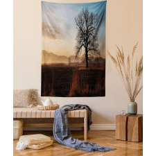 Countryside Autumn Dusk Tapestry