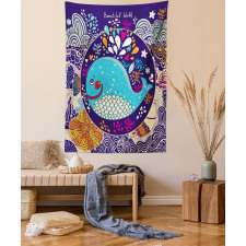 Bubble Waves Starfish Tapestry