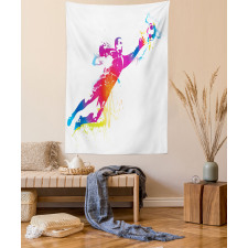 Goalkeeper Catches Ball Tapestry