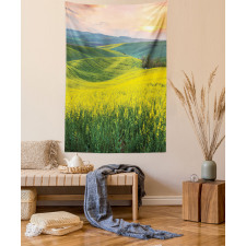 Hills Valley Sunrise Tapestry