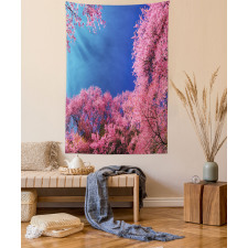 Cherry Blossom Trees Tapestry