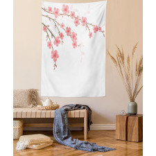 Cherry Blossom Artwork Tapestry