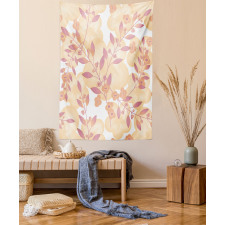 Floral Art Berry Pastel Tapestry