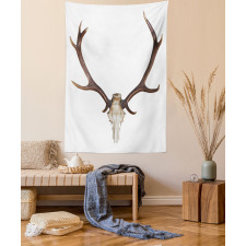 Antlers Skeleton Hunter Tapestry