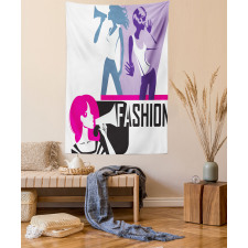 Modern Lady Fashion Tapestry