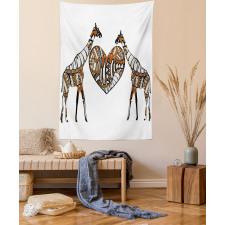 Soul Mate Heart Love Tapestry