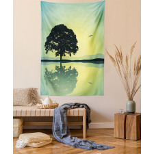 Reflections on Water Sun Tapestry