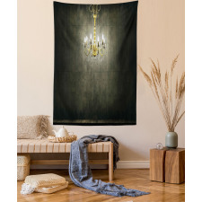 Classic Dark Chandelier Tapestry