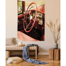 Antique Classic Car Tapestry