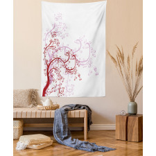 Magnolia Art Tapestry