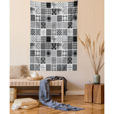 Plaid Patchwork Retro Tapestry