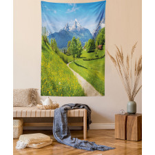 Wild Flowers in Alps Tapestry
