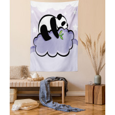 Sleeping Panda on Cloud Tapestry