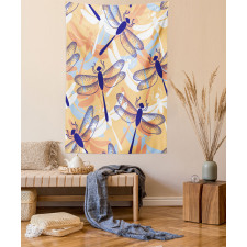 Dragonfly Pattern Boho Tapestry