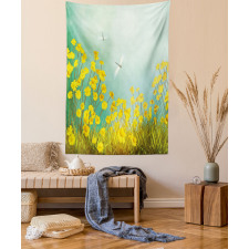 Daisies and Dragonflies Tapestry
