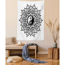 Retro Floral Art Tapestry