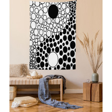 Abstract Retro Dots Tapestry