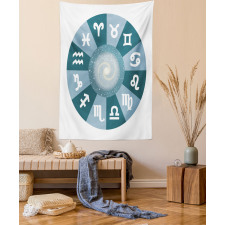 Zodiac Universe Signs Tapestry