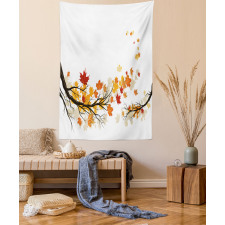 Autumn Tree Branches Tapestry