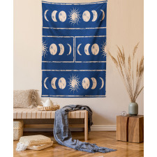 Sun Moon Astrology Tapestry