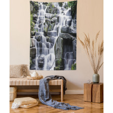 Stream on Rock Nature Tapestry