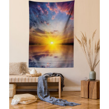 Tranquil Tender Dusk View Tapestry