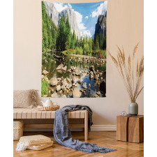 Yosemite Forest River Tapestry