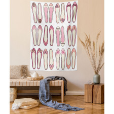 Ballerina Ballet Shoes Tapestry