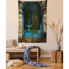 Dark Fairytale Forest Tapestry